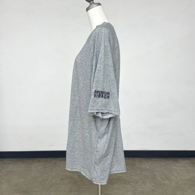 カットオフ袖ロゴプルオーバー