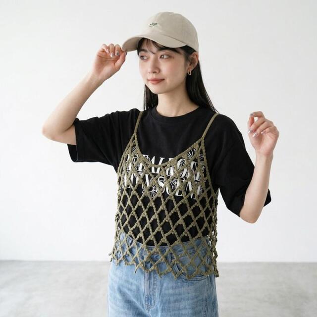 クロシェキャミソール