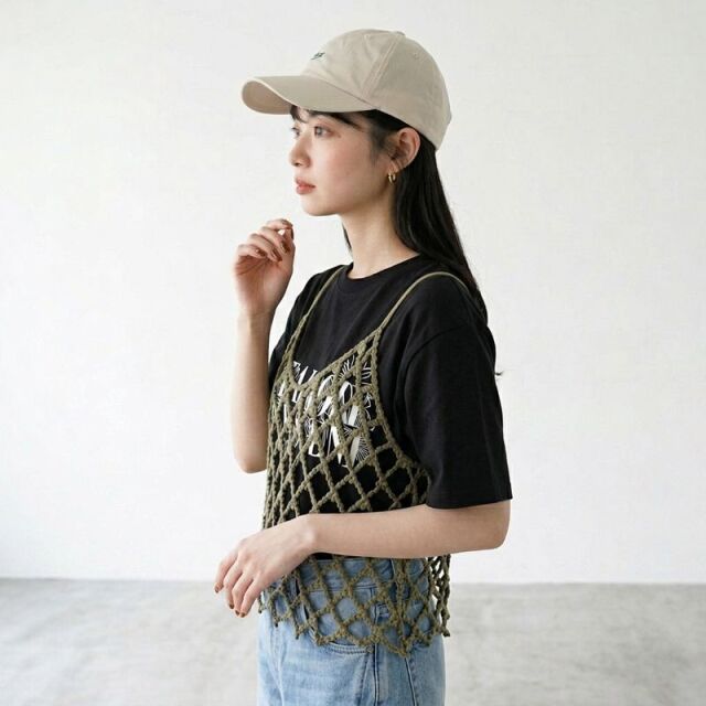 クロシェキャミソール
