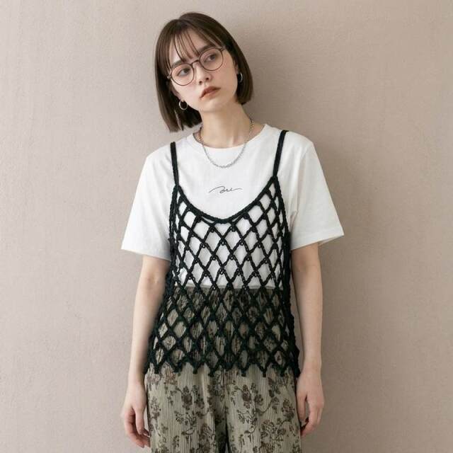クロシェキャミソール