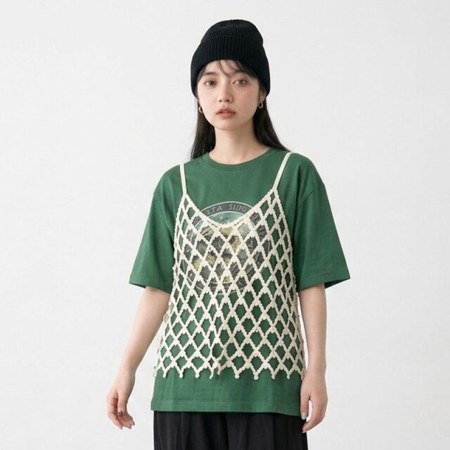クロシェキャミソール