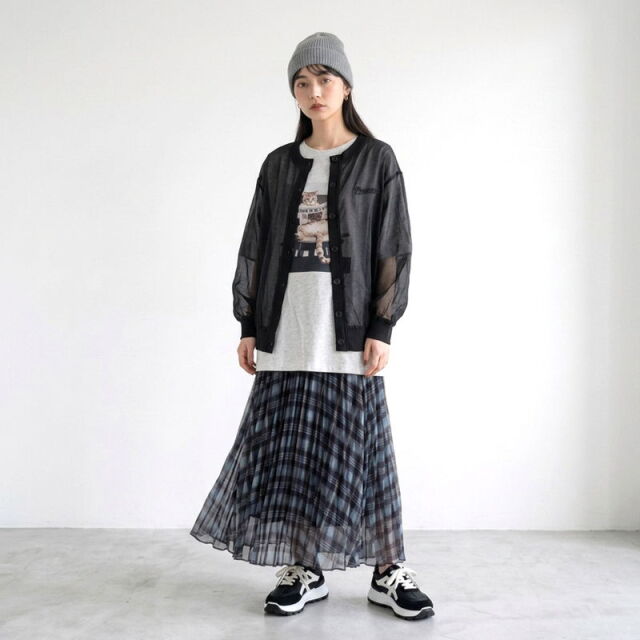 バックロゴシアーブルゾン