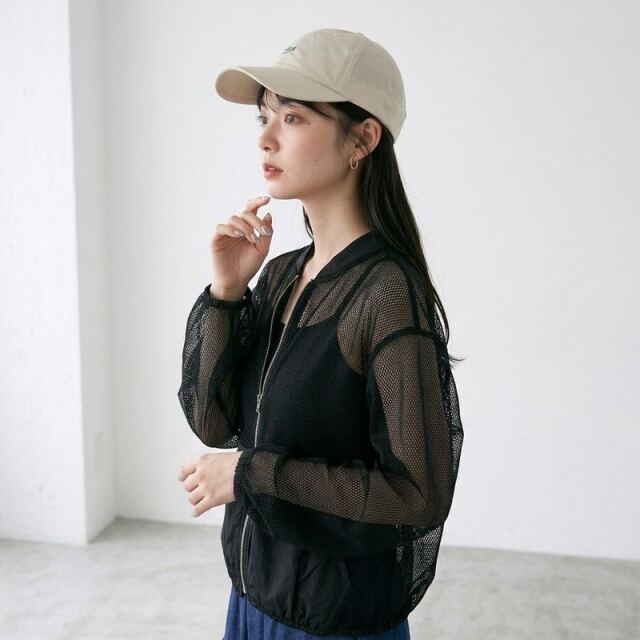 メッシュブルゾン
