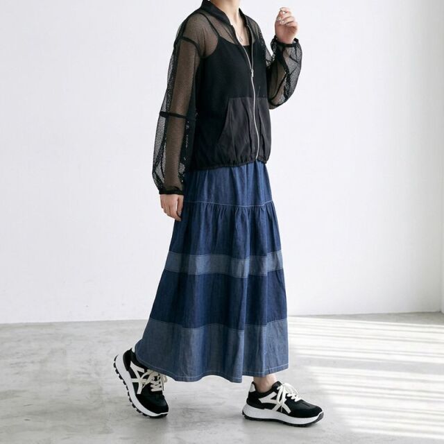 メッシュブルゾン