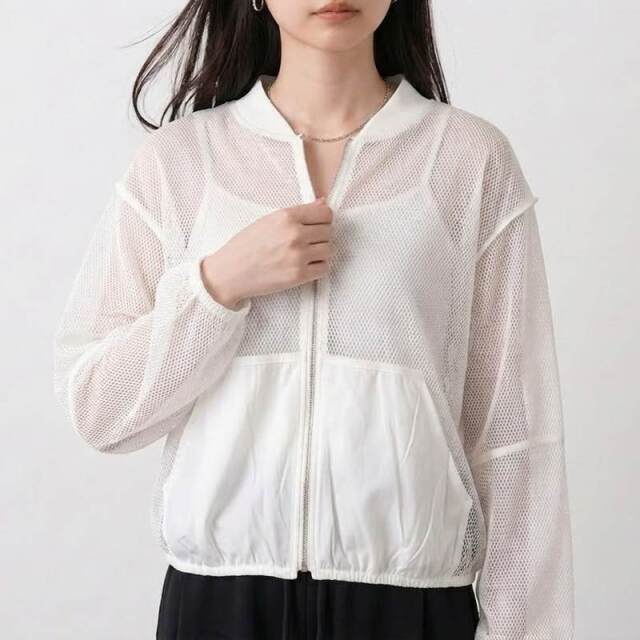 メッシュブルゾン