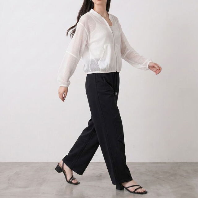 メッシュブルゾン