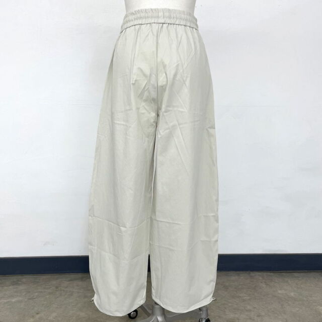 ナイロン風カーブパンツ