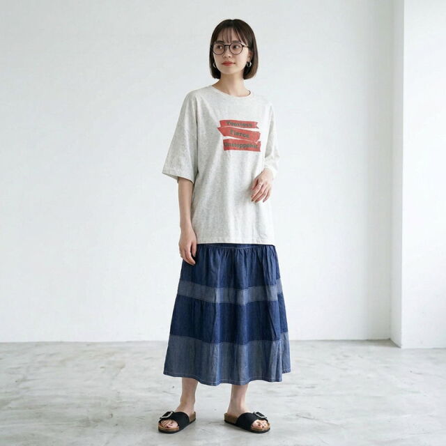 テープロゴBIGTシャツ