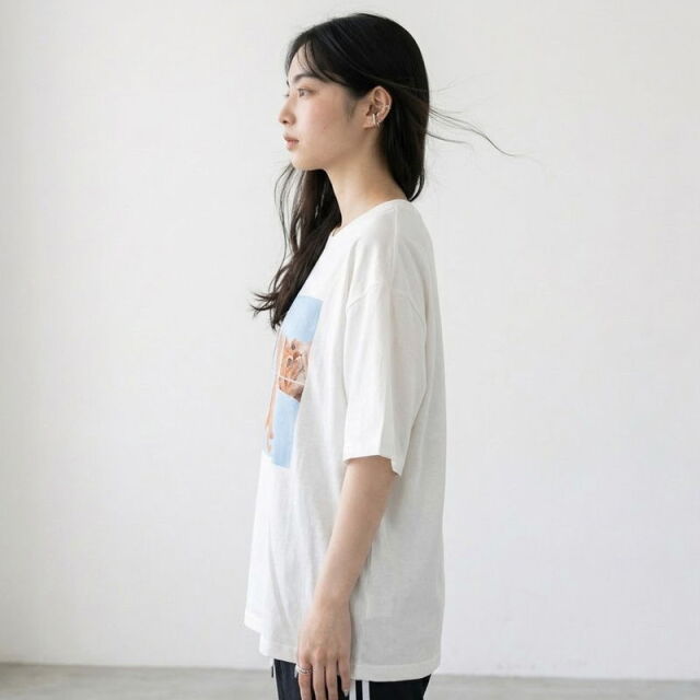 パネル転写ネコBIGTシャツ