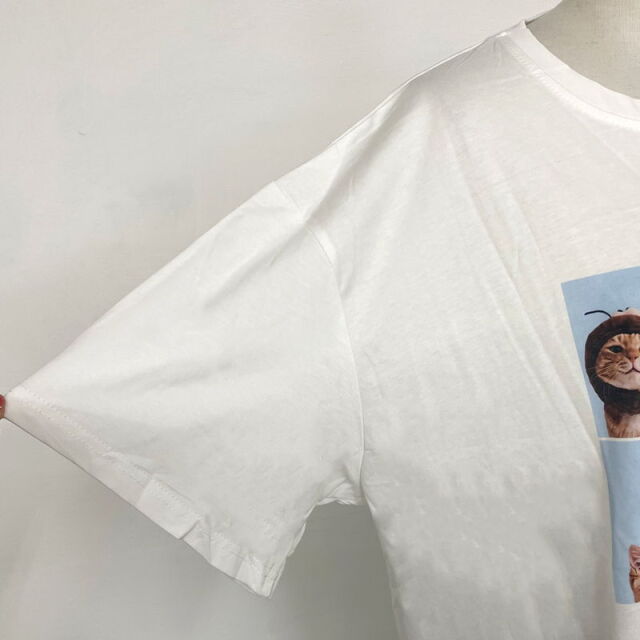 パネル転写ネコBIGTシャツ