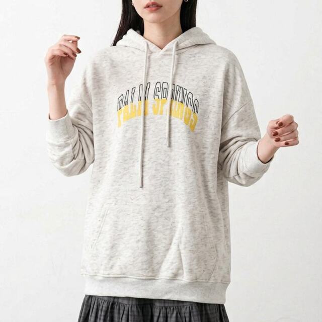 ダメージロゴプルオーバーパーカー