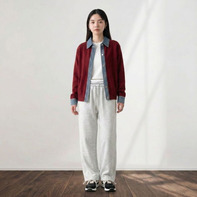 カットワイドパンツ