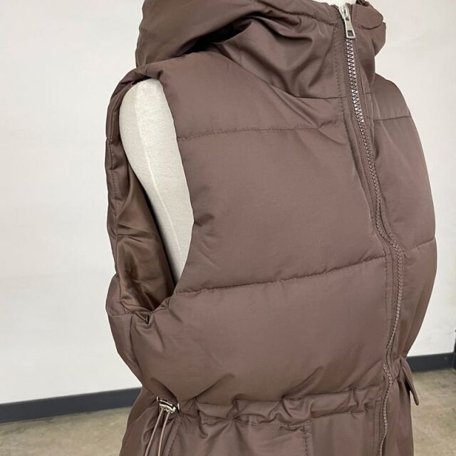 中綿フードベスト