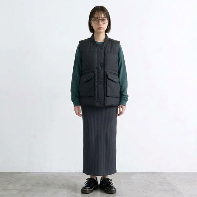 中綿リブベスト