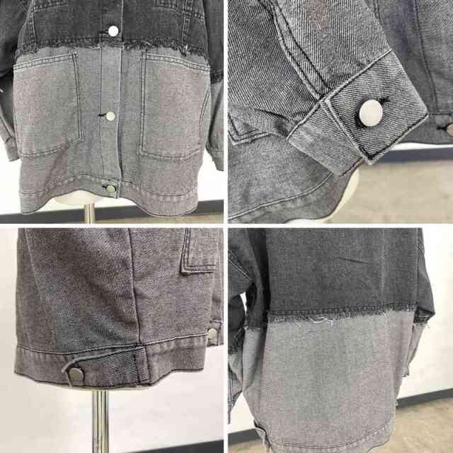 リメイク風デニムジャケット