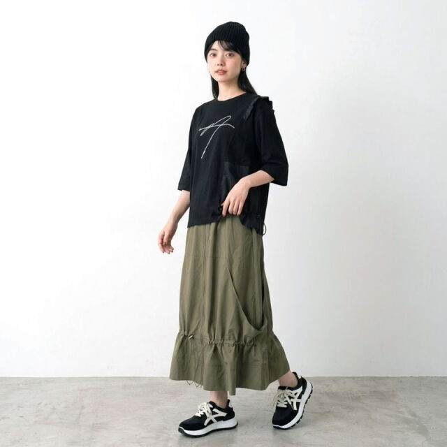 前ZIPドロストスカート