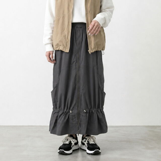 前ZIPドロストスカート