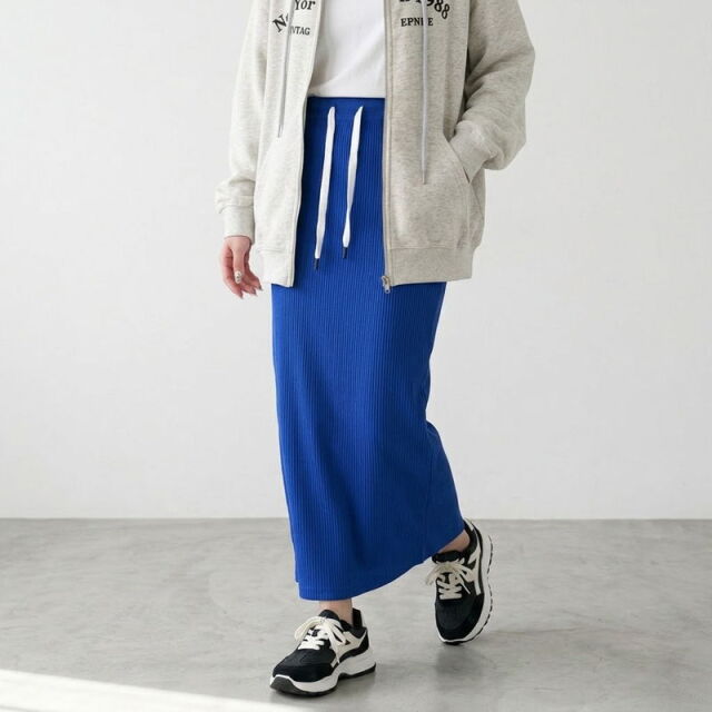 リブIラインスカート
