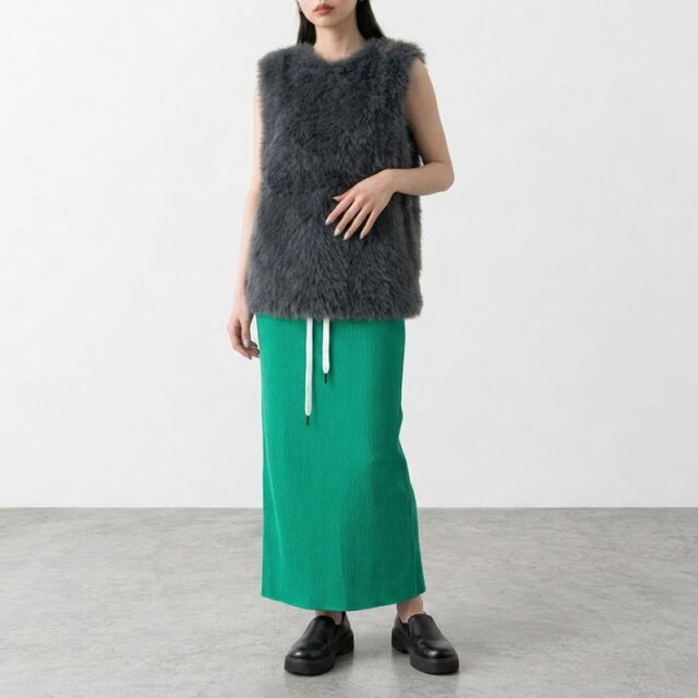 リブIラインスカート