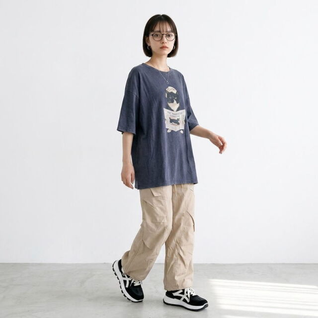 ピグメントネコサングラスBIGTシャツ