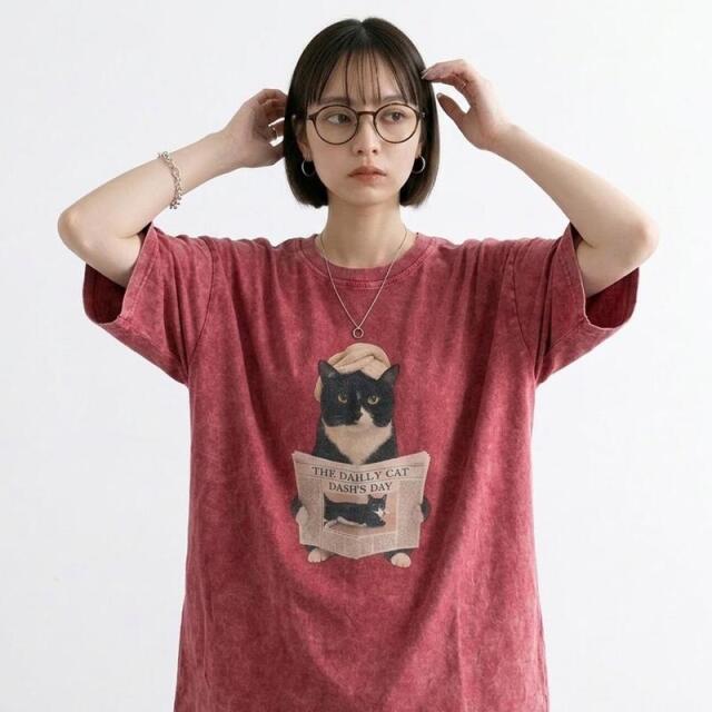 ピグメントネコサングラスBIGTシャツ