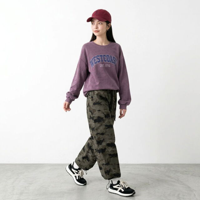 柄カーゴパンツ