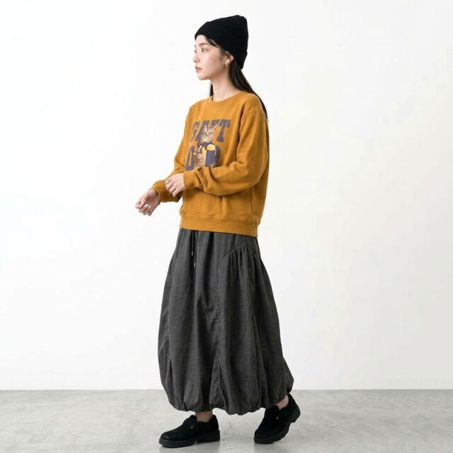 ピーチバルーンスカート