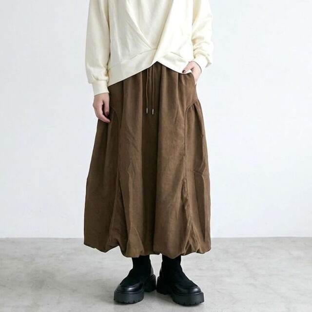 ピーチバルーンスカート