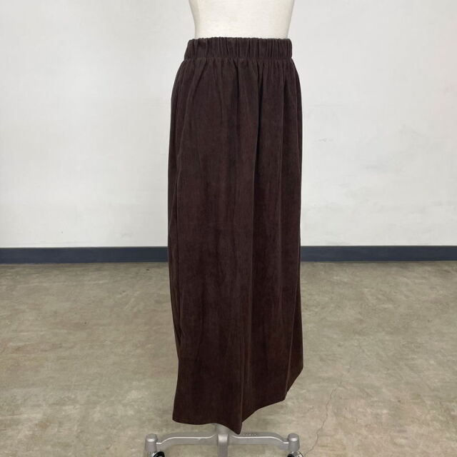 コーデュロイIラインスカート