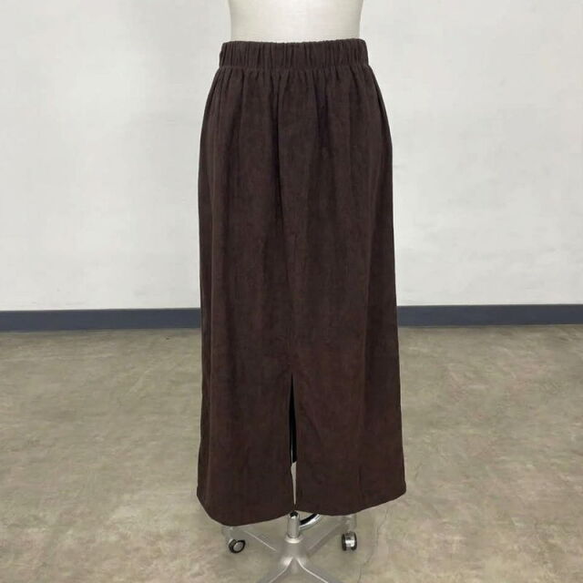 コーデュロイIラインスカート