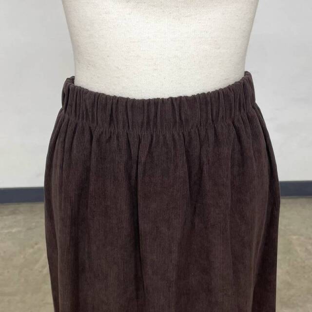 コーデュロイIラインスカート