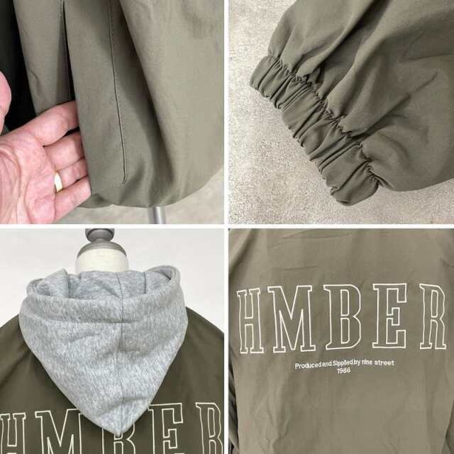 フェイクレイヤードバックロゴブルゾン