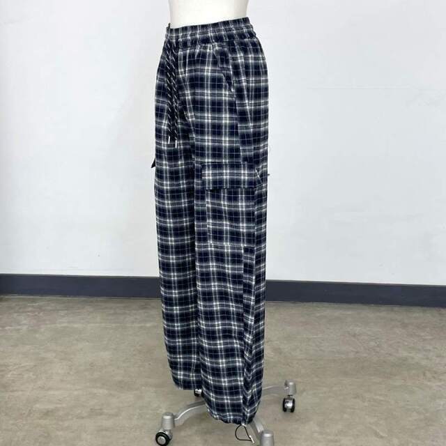 チェックカーゴパンツ