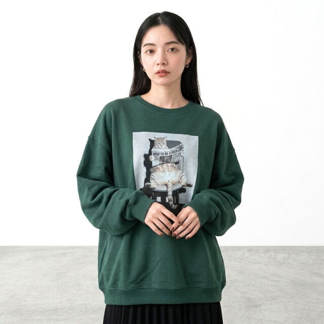 転写ネコプルオーバー