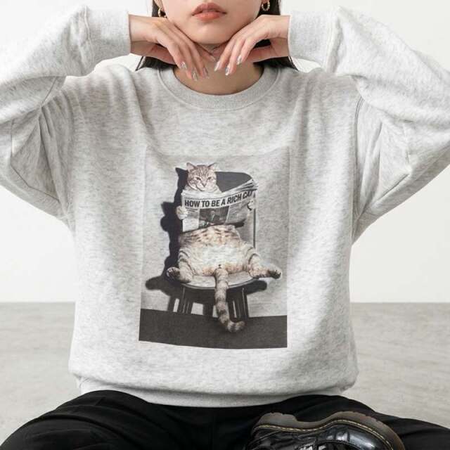 転写ネコプルオーバー
