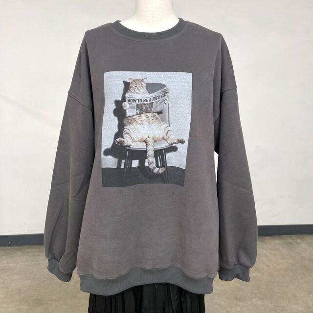 転写ネコプルオーバー