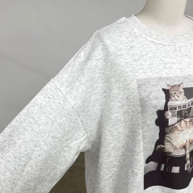 転写ネコプルオーバー