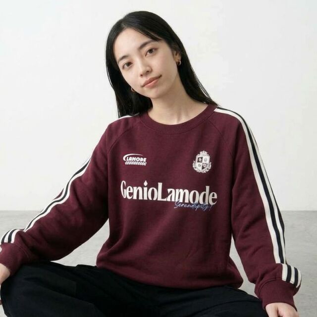 スポーツロゴプルオーバー