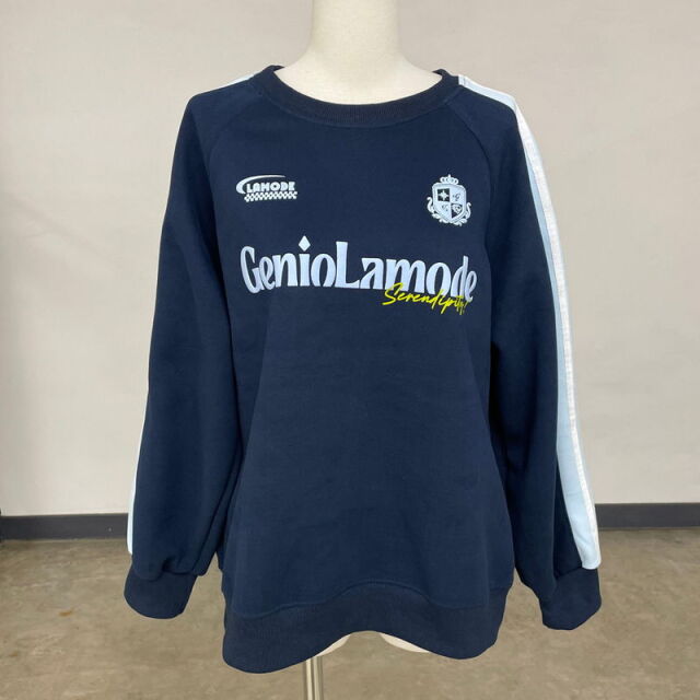 スポーツロゴプルオーバー