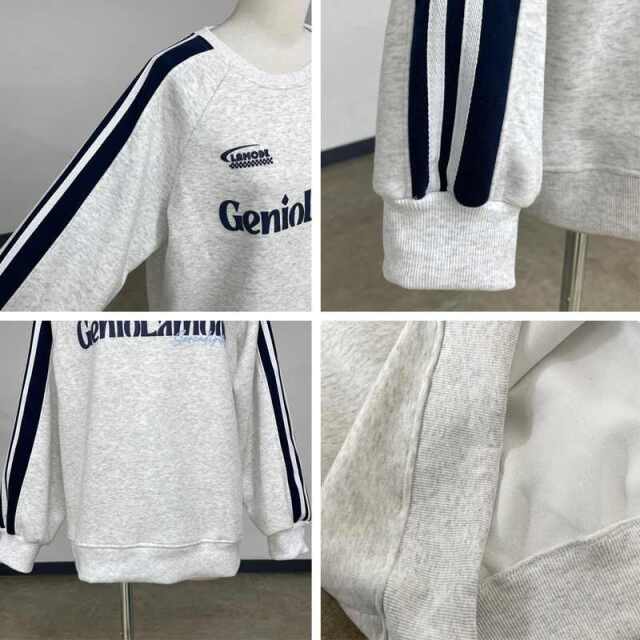 スポーツロゴプルオーバー