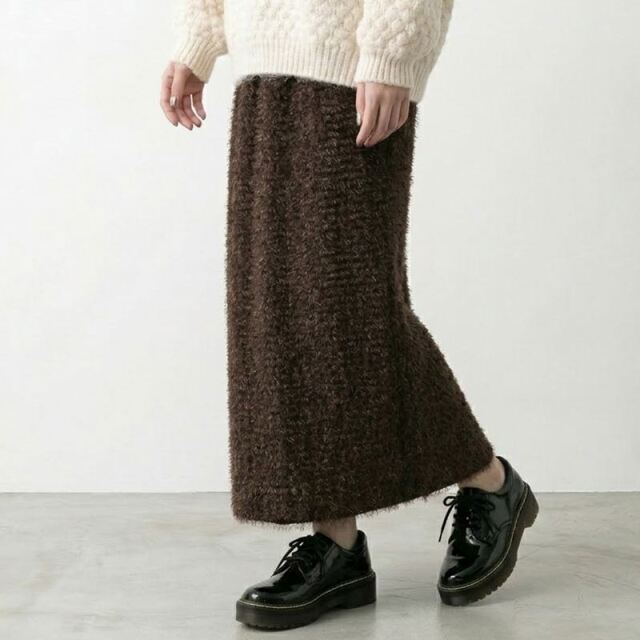シャギーIラインスカート