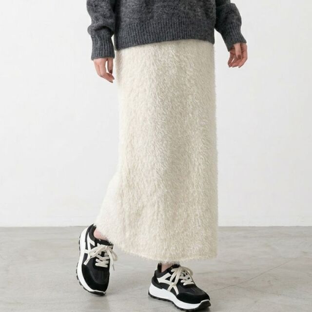 シャギーIラインスカート