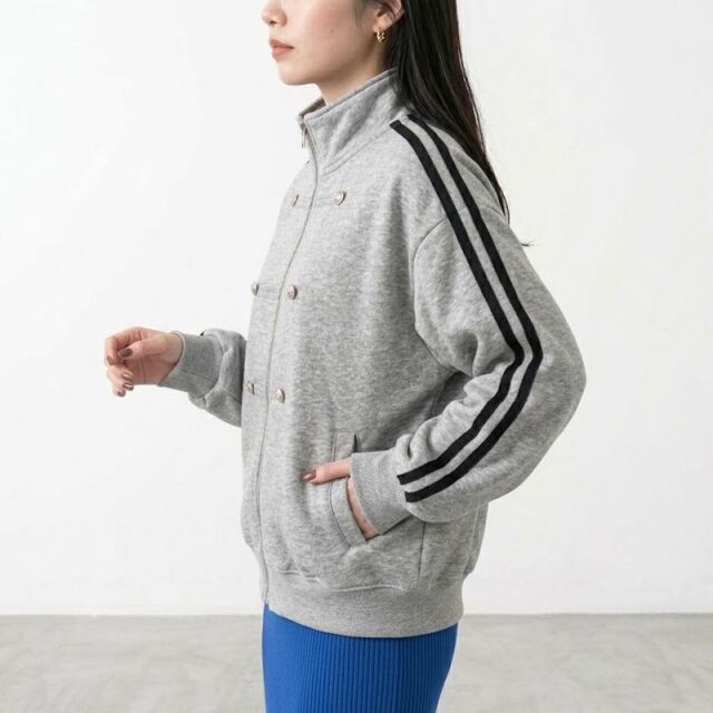 袖ラインナポレオンスタンドカーディガン