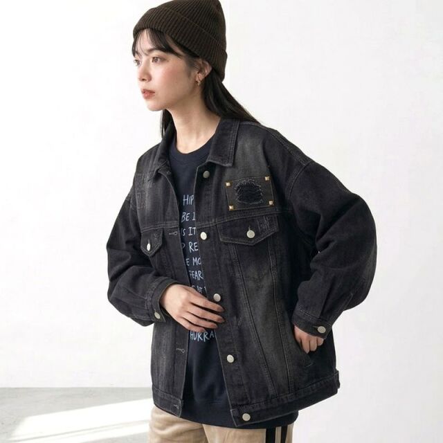 暖デニムジャケット