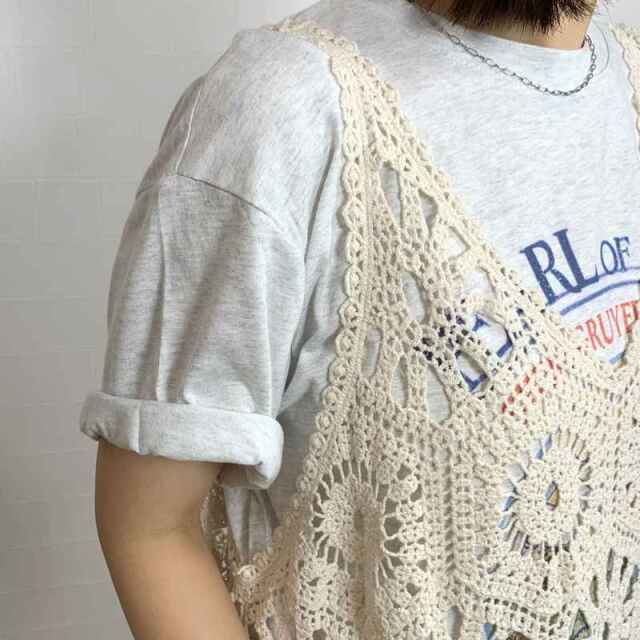 クロシェキャミワンピース