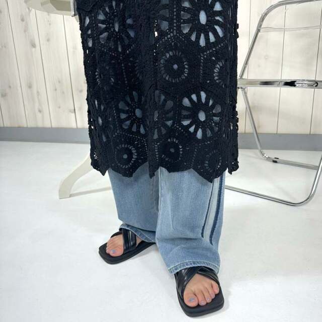 クロシェキャミワンピース