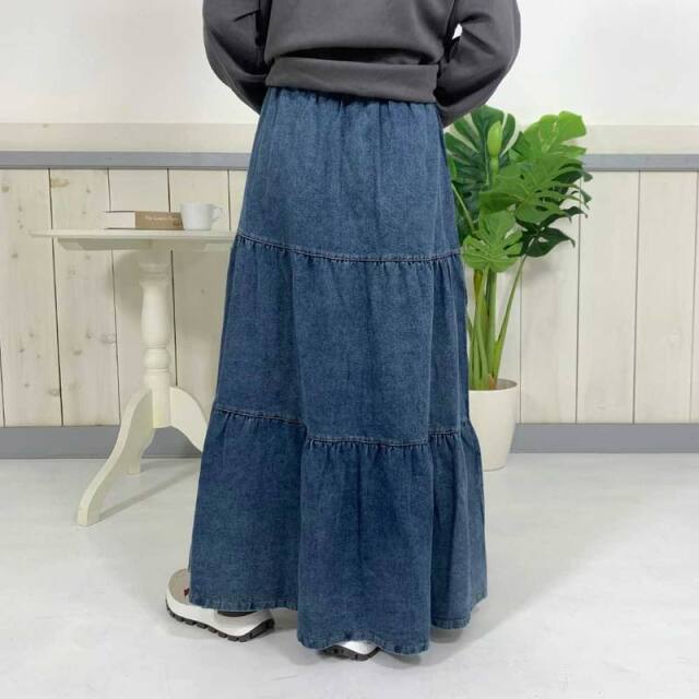 デニムティアードスカート