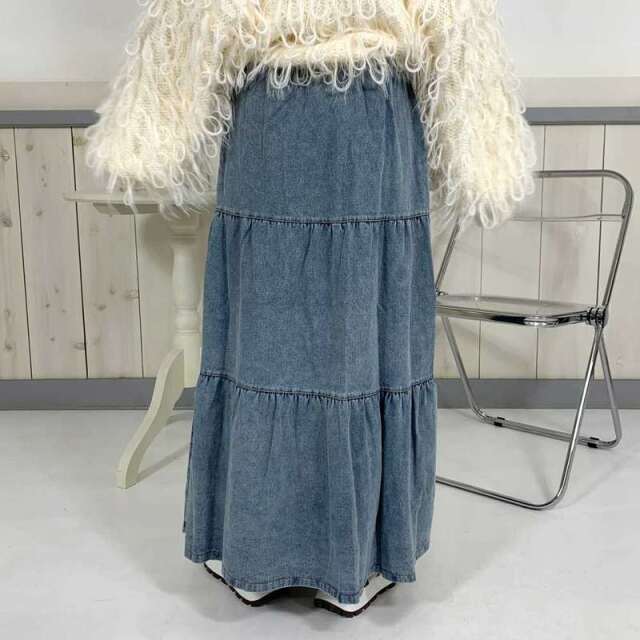 CRB デニムティアードスカート|TiMTiMオンラインストア|レディース  