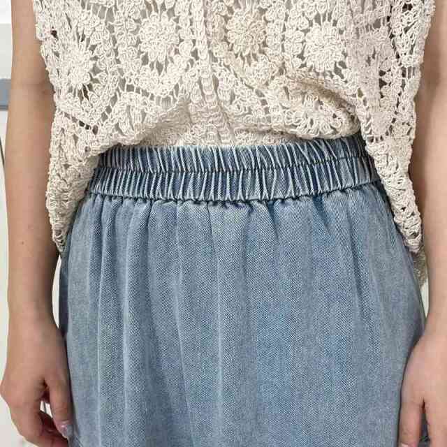 デニムティアードスカート