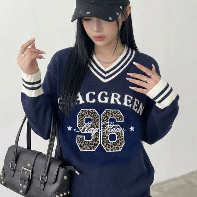 ヒョウ柄ナンバリングチュニック